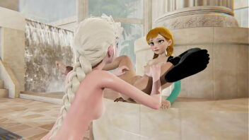 Frozen Lesbian Porn With Elsa And Anna