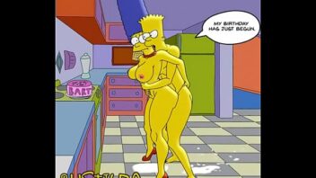 Galerie Photo Lisa Bart Marge Homer Simpsons Porno