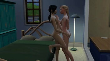 Les Sims Lesbienne Porno