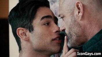Porn Gay Daddy Hairy Fucks Young