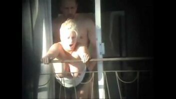 Great Balcony Porn Sex
