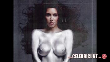 Kim Kardashian Nude At Beach