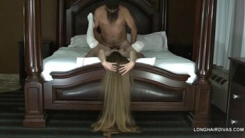 Long Hair Blond Brushing Porn