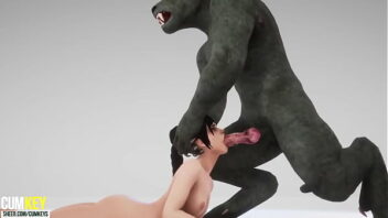Tinny Tits 3d Monster Porn